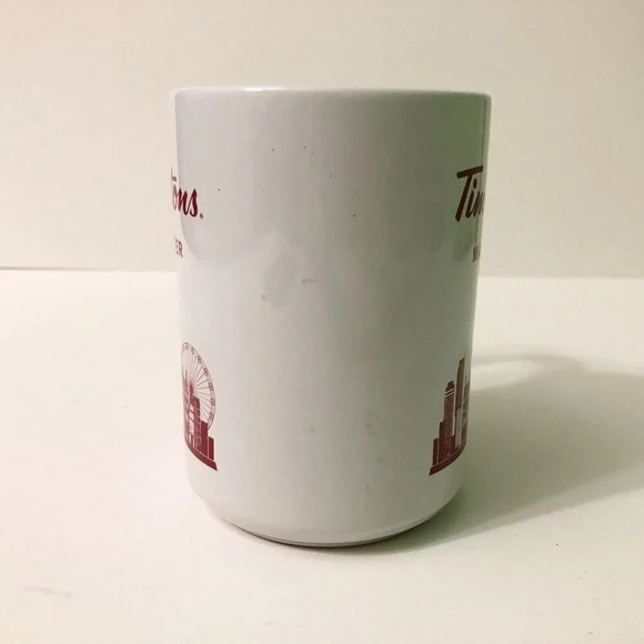 Tim  Hortons Manchester UK Mug Tea Coffee Cup - Picture 4 of 14